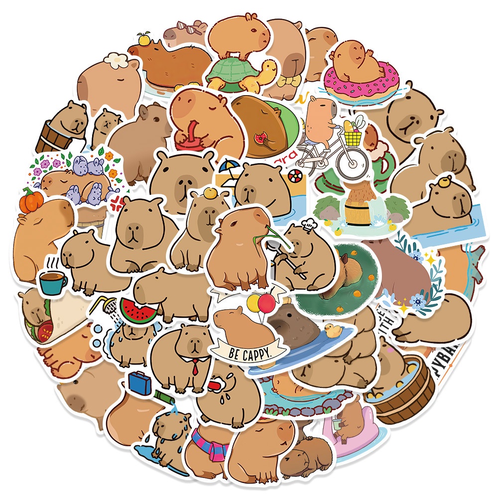 สติกเกอร์ ลายการ์ตูนปลาปักเป้า กราฟฟิติ สําหรับตกแต่งกระเป๋าเดินทาง โทรศัพท์ แล็ปท็อป โน้ตบุ๊ก ของขวัญเด็ก 50 ชิ้น