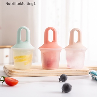 [NutriliteMelting1] แม่พิมพ์ไอศกรีม ไอศกรีม แบบพลาสติก ขนาดเล็ก พร้อมฝาปิด สําหรับเด็ก 1 ชิ้น [TH]