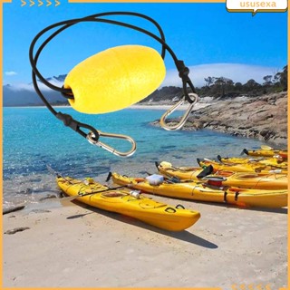 [Ususexa] Kayak Tow Throw Line with Clasp Buckles Anchor Rope Floating Elastic Float Rope for Canoe Boat Docking Accessories