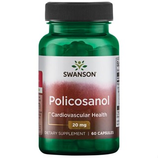 Swanson Policosanol แคปซูล 20 มก. [60 แคปซูล]