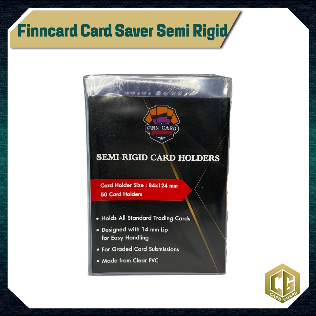 [Card Guard] Finncard Card Saver Semi Rigid  ซองการ์ดเตรียมส่งเกรด ซองการ์ดเกรด
