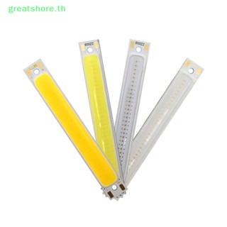 Greatshore แถบไฟ LED COB 3V-4V DC 60 มม. 8 มม. 1W 3W สีขาว ฟ้า แดง สําหรับจักรยาน DIY