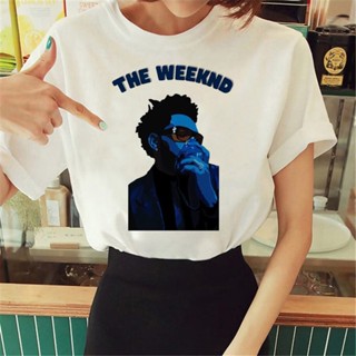 เสื้อยืด พิมพ์ลายกราฟฟิค the Weeknd y2k สไตล์สตรีท สําหรับผู้หญิง