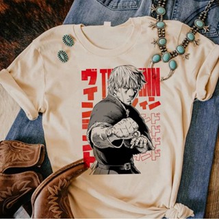 เสื้อท็อป ลายมังงะ Vinland Saga สไตล์ฮาราจูกุ สําหรับผู้หญิง y2k