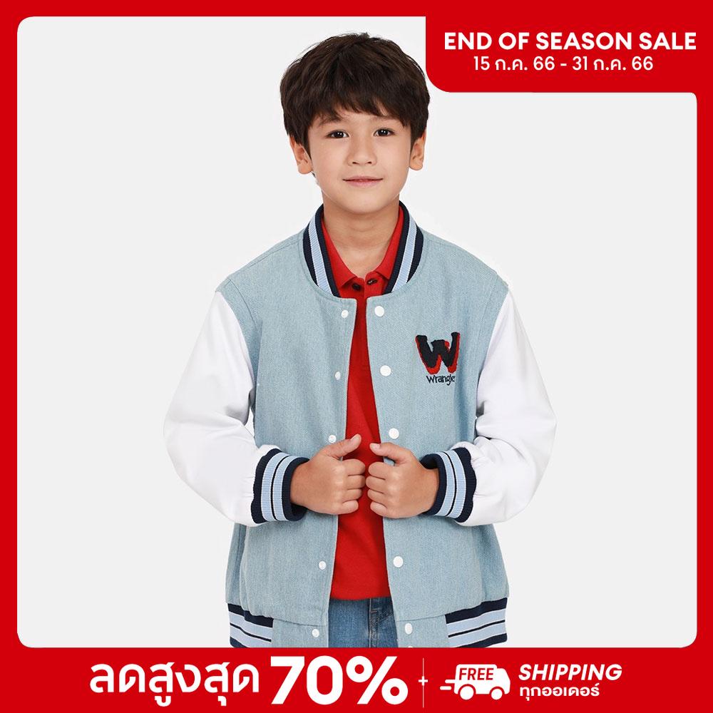 WRANGLER KIDS เสื้อแจ๊คเก็ตเด็กผู้ชาย คอลเลคชั่น Young Preppy ทรง ...