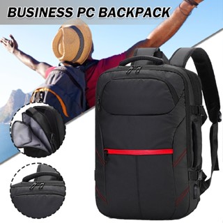 Mens Waterproof USB Charging Port Male Laptop Backpack Casual Travel Bag