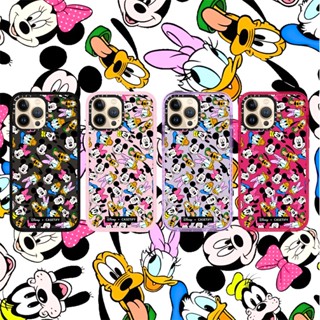 Casetify X Disney เคสโทรศัพท์มือถือแบบนิ่ม ใส กันกระแทก ลายครอบครัว portrait RosePink สําหรับ iPhone 14 13 12 11 Pro MAX IX XS MAX XR 6 6s 7 8 Plus