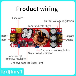 [Lzdjlmy1] โมดูลแปลงพาวเวอร์ซัพพลาย สเต็ปอัพ บูสท์ไฟฟ้า 1500W 30A ปรับได้ อเนกประสงค์ สําหรับรถยนต์