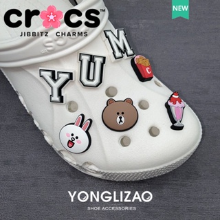 Jibbitz crocs charms หัวเข็มขัดรองเท้า อุปกรณ์เสริมรองเท้า ลายการ์ตูนกระต่าย Kenny สนุก ตกแต่งหัวเข็มขัด