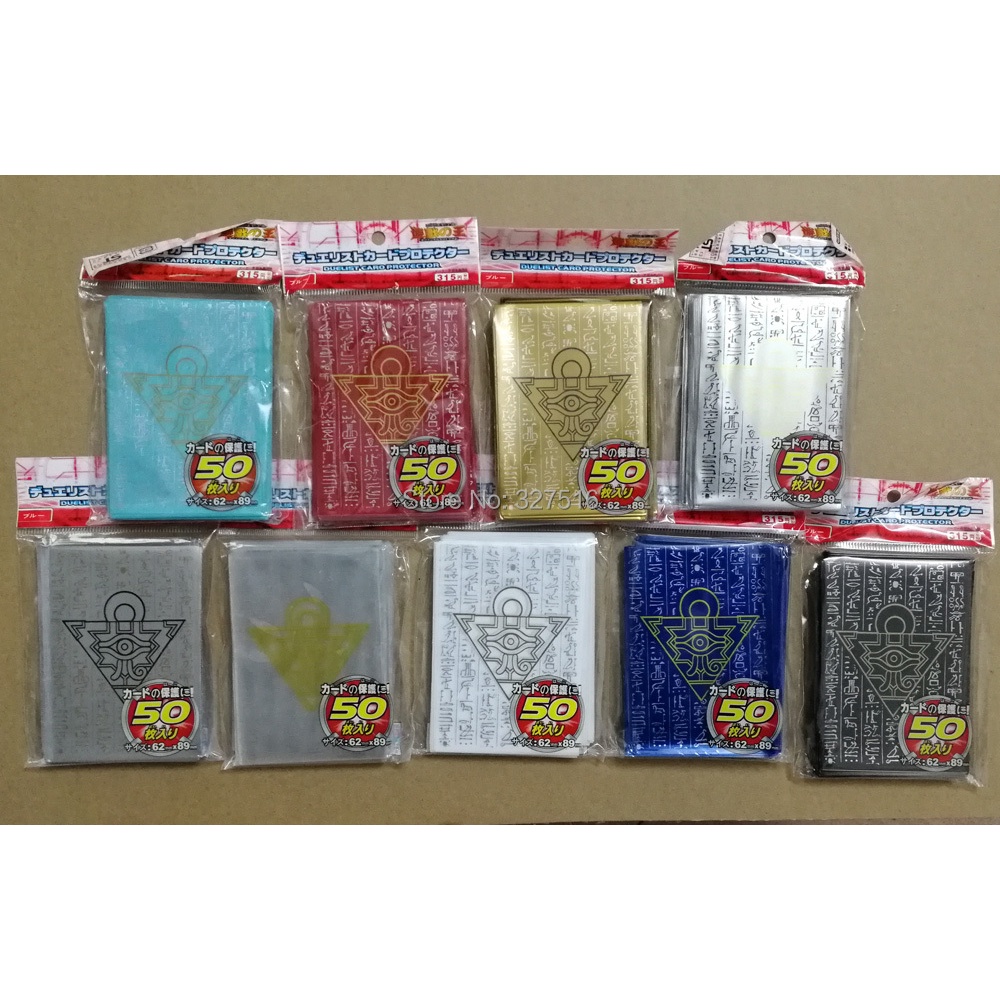 ผ้า 50 ชิ้น / ชุด (1 แพ็ค) Yu-gi-oh!การ์ดเกมกระดานหมากรุก คอสเพลย์อนิเมะ Millennium