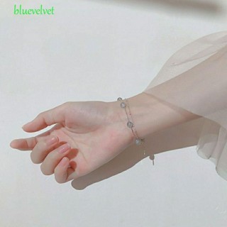 Bluevelvet สร้อยข้อมือ หินมูนสโตน เครื่องประดับ สําหรับผู้หญิง