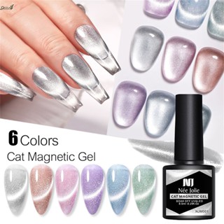 Nee Jolie 8.5ml Cats Eye Nail Polish Glue Mirror Metal Glue Super Bright Hook Edge Painted Tank Armor Polish Glue qccuot