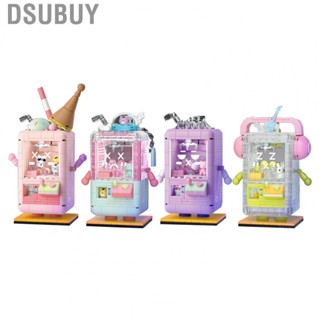 Dsubuy Doll Machine Building Blocks  Plastic Spatial Thinking Educational Toy Mini Bricks for Birthday Gift