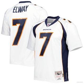 Qy NFL เสื้อยืดลําลอง แขนสั้น พิมพ์ลาย Denver Broncos Jersey Elway พลัสไซซ์ สําหรับผู้ชาย ผู้หญิง เหมาะกับการเล่นกีฬา