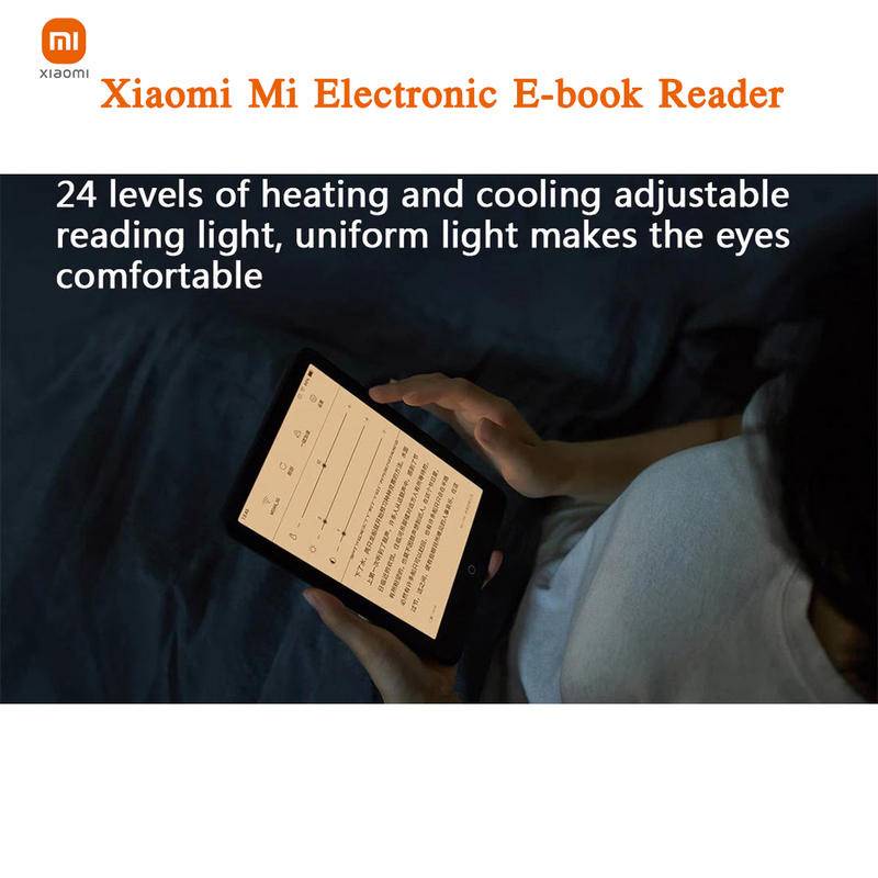 เครื่องอ่านหนังสือ Xiaomi Mi Electronic E-Reader E-book Reader Pro HD Touched 7.8" Ink Screen 24 levels Cold Warm Light