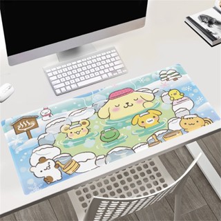 การ์ตูนน่ารัก Sanrio Meroty แผ่นรองคีย์บอร์ดขนาดใหญ่แผ่นรองเมาส์กันลื่น 40x90cm Aube