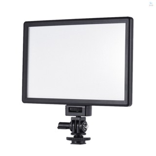 Professional Ultra-thin LED Video Light Photography Fill Light Adjustable Brightness and Dual Color Temp. Max Brightness 987LM 3300K-5600K CRI95+ for    Panasonic DS