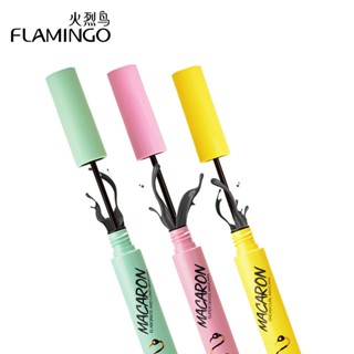 Spot second hair# Flamingo macaron small brush head ins fantasy curling fine slender bright thick mascara makeup 8.cc