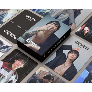 Kpop JungKook SEVEN Solo LOMO การ์ดเก็บสะสมการ์ด ขนาดเล็ก 55 ชิ้น/ชุด