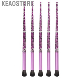 Keaostore Eyeshadow Brushes Set Clean Easily Glitter Handle Precise Nose Shadow Professional for  Home