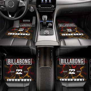 Billabong พรมปูพื้นรถยนต์ ด้านหน้า และด้านหลัง กันลื่น 4 ชิ้น