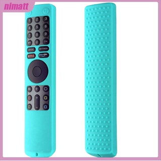 Ni เคสรีโมตคอนโทรล ซิลิโคน พร้อมเชือกเส้นเล็ก กันกระแทก สําหรับ Xiaomi Xmrm-010 Tv