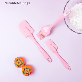 [NutriliteMelting1] ไม้พายซิลิโคน สําหรับปาดครีม เนย เค้ก DIY 3 ชิ้น ต่อชุด