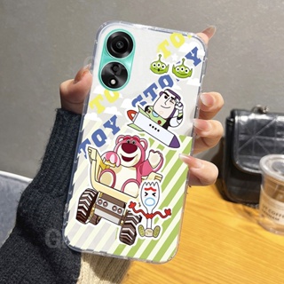 พร้อมส่ง เคสโทรศัพท์มือถือนิ่ม แบบใส กันกระแทก ลายการ์ตูนกราฟฟิตี้ Toy Story น่ารัก สําหรับ OPPO A38 4G 2023 OppoA38