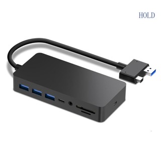 Ace Rocketek ฮับแยก Type C 11 in 1 USB VGA Lan สําหรับ Surface Pro