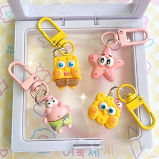 Hobby SpongeBob SquarePants Patrick Star พวงกุญแจ จี้การ์ตูนน่ารัก กระเป๋าเป้สะพายหลัง อุปกรณ์เสริม สําหรับเด็กผู้หญิง