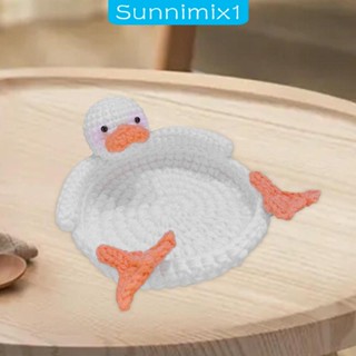 [Sunnimix1] ที่รองแก้วเครื่องดื่ม ดูดซับน้ํา รูปเป็ด สําหรับอพาร์ทเมนต์