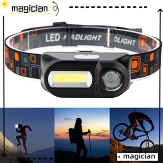 Magic ไฟฉาย LED 18650 ขนาดเล็ก ชาร์จไฟได้ สําหรับตกปลา ตั้งแคมป์