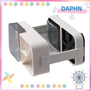 DAPHS ที่วางแปรงสีฟัน พลาสติก สีขาว ทําความสะอาดง่าย พร้อมช่องใส่แปรงสีฟัน 3 ช่อง และที่วางแก้ว 1 ใบ สําหรับห้องน้ํา