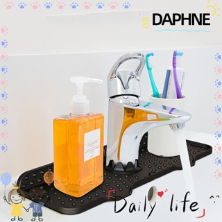 Daphne แผ่นซิลิโคนรองก๊อกน้ํา อ่างล้างจาน อ่างล้างจาน อ่างล้างจาน ใหม่ อ่างล้างหน้า ก๊อกน้ํา ที่จับน้ํา / หลากสี