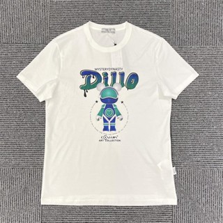 เสื้อยืดแขนสั้น พิมพ์ลายหมี Dillo แบบเข้ารูป แฟชั่นฤดูใบไม้ผลิ และฤดูร้อน สําหรับผู้ชาย207100