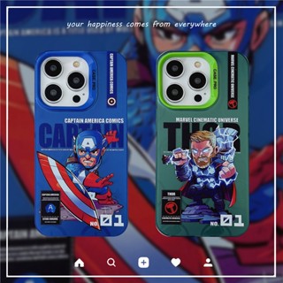 MV Captain America เคสไอโฟน 13 pro max case iPhone11 iPhone 12 Pro max เคสกันกระแทก iPhone 14 Pro Max Case Cover