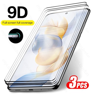 ฟิล์มกระจกนิรภัยกันรอยหน้าจอ HD 19D ทรงโค้ง สําหรับ Honor90 Honar Honer Honor 90 5G 2023 REA-NX9 6.7 นิ้ว 1-4 ชิ้น