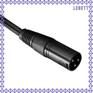 [Lebet] Xlr 3 Pin to RJ45 อะแดปเตอร์สายเคเบิลเชื่อมต่อเครือข่าย 30 ซม. XLR ตัวผู้ เป็นตัวเมีย สําหรับดิสโก้ไนท์คลับ บาร์ ไฟ LED