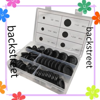 Backstreet 52 ชิ้น Grommet Kits สําหรับลวดไฟฟ้า Assortment ชุดหลุมปลั๊กแหวนรองสําหรับสายไฟ