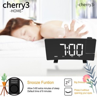 Cherry3 นาฬิกาปลุกดิจิทัล LED แบบตั้งโต๊ะ