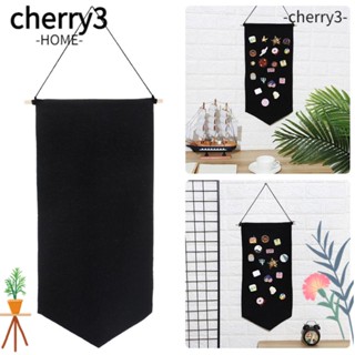 Cherry3 แบนเนอร์ ผ้าแคนวาส เคลือบ สําหรับแขวนตกแต่ง