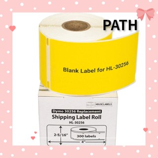 Path สติกเกอร์ฉลาก สีเหลือง มีกาวในตัว อเนกประสงค์ 3.9*2 นิ้ว 500 ชิ้น สําหรับสํานักงาน 4 ม้วน