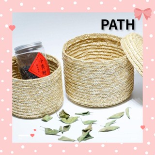 PATH ตะกร้าผ้าสาน แบบสาน สําหรับใส่ขนมขบเคี้ยว ดอกไม้