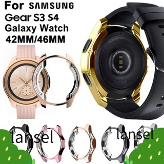 lansel เคส tpu ป้องกันรอยขีดข่วนสําหรับ samsung gear s 3 s 4 galaxy watch 46 มม. 42 มม.