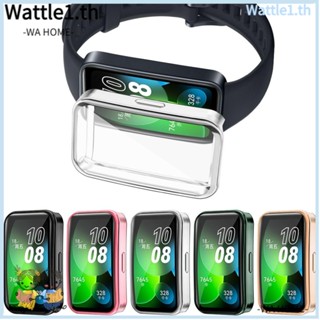 Wttle เคส TPU นิ่ม กันกระแทก เคสสมาร์ทวอทช์ สําหรับ Huawei Band 8