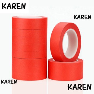 Karen เทปกาว สีแดง ไม่ตกค้าง ยานยนต์ สเปรย์พ่นสี ทนความร้อน