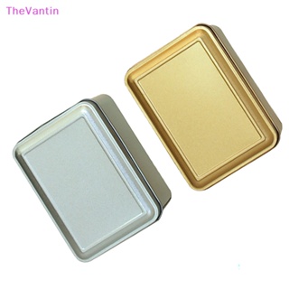 Thevantin กล่องดีบุก ขนาดเล็ก แบบพกพา สําหรับใส่เครื่องประดับ ต่างหู เหรียญ ลูกอม ใช้ในบ้าน โรงเรียน