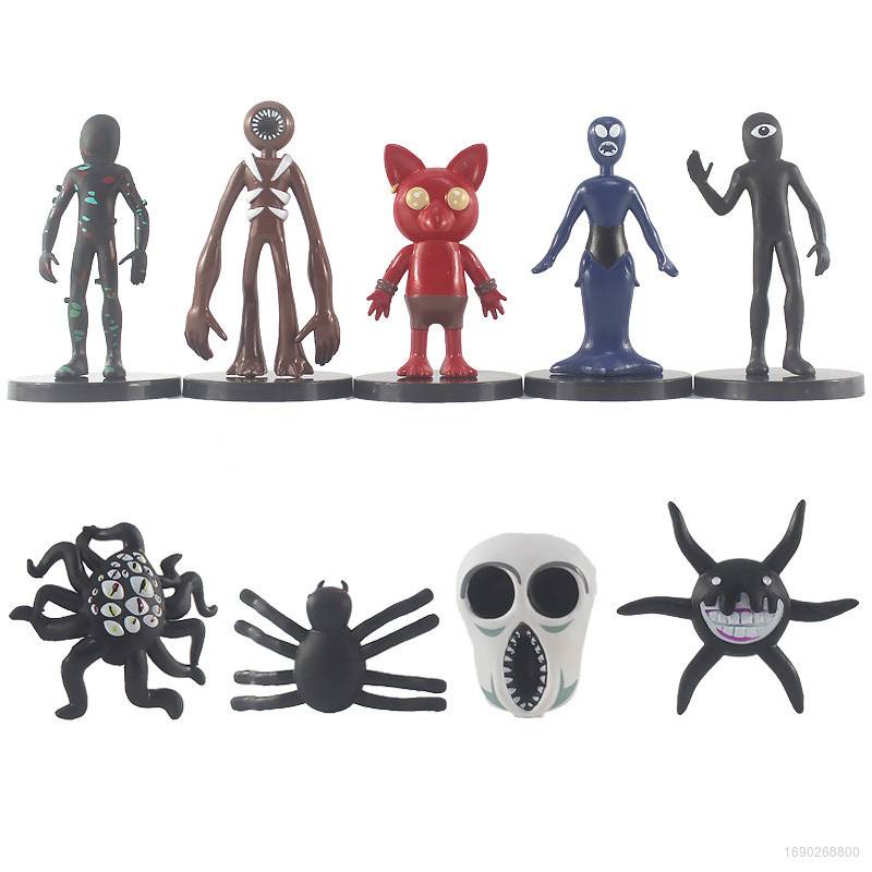 Ellen โมเดลฟิกเกอร์ Roblox Doors Screech Rush Error Seek Ambush Halt Eyes Jack ของเล่นสําหรับเด็ก 9 ชิ้น