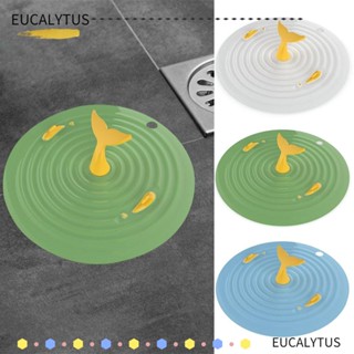 Eutus ใหม่ แผ่นซิลิโคนกรองท่อระบายน้ํา กันรั่ว สําหรับห้องครัว