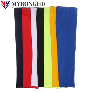 Myronghd ปลอกแขน ผ้ารั้งแขน ป้องกันแดด สําหรับเล่นกีฬาบาสเก็ตบอล